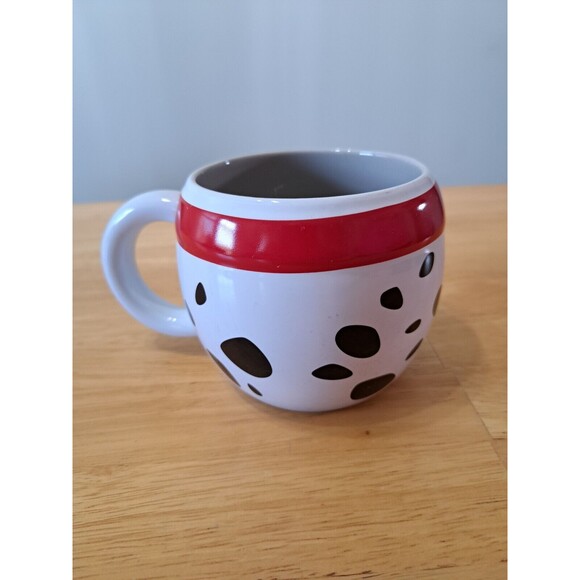 Disney Store Exclusive 101 Dalmatians Large Mug Red Collar Spots Coffee Cup - Picture 2 of 7